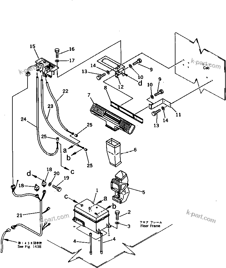 Komatsu parts book diagram for PC650SE-3 S/N 10501-UP: AIR CONDITIONER AND PIPING (1/5)(#10501-11063)