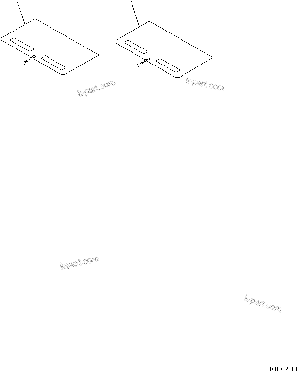 Komatsu parts book diagram for PC750SE-6 S/N 10001-UP (For North America): MARKS AND PLATES (TAG PLATE) (INDONESIAN)(#11001-)