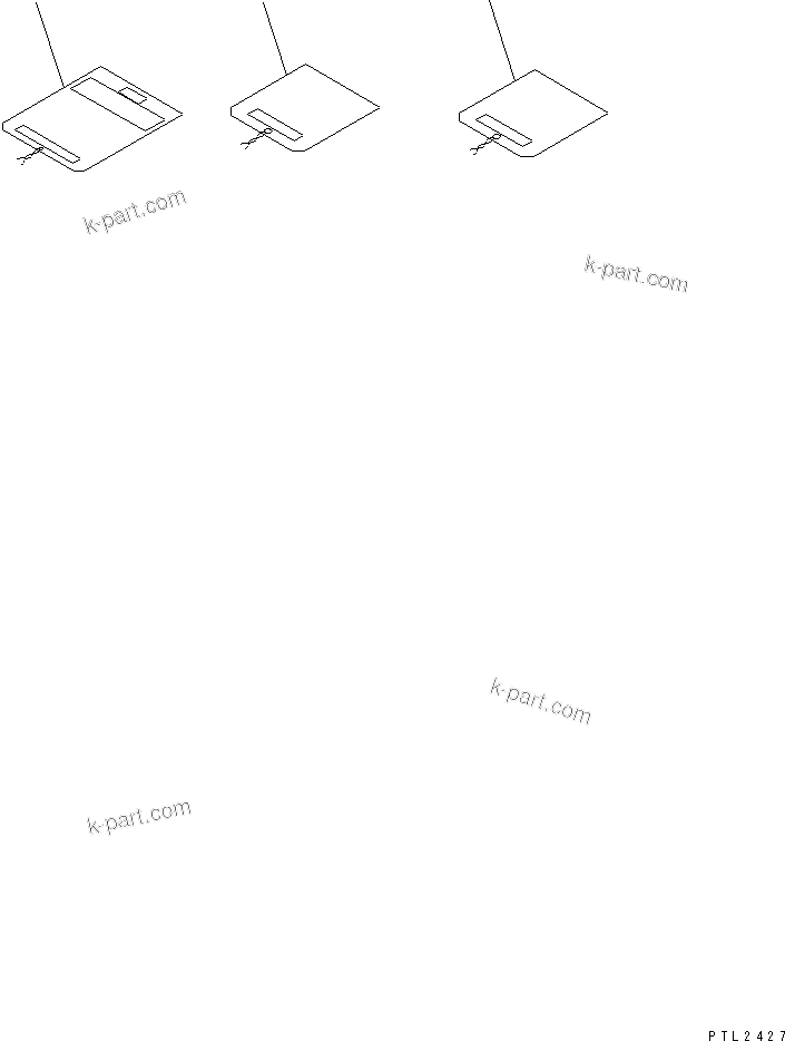 Komatsu parts book diagram for PC750SE-6 S/N 10001-UP (For North America): MARKS AND PLATES (TAG PLATE) (CHINESE)(#11001-)