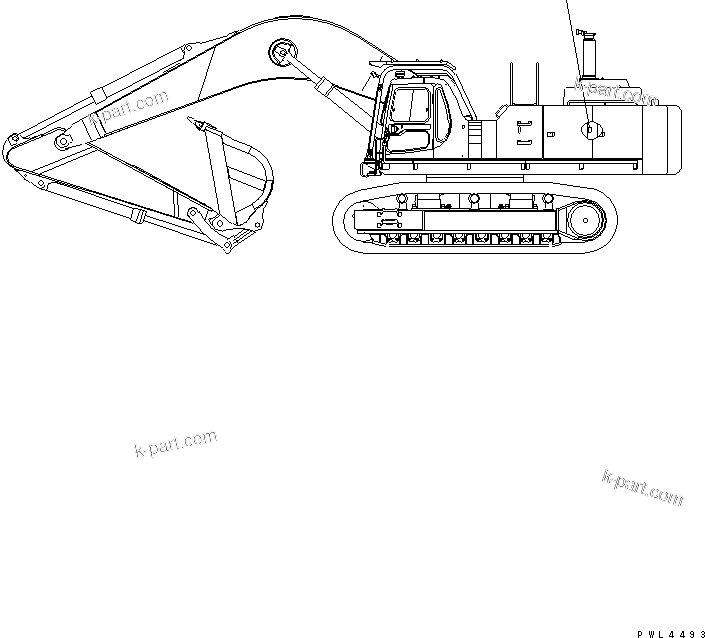 Komatsu parts book diagram for PC750SE-6 S/N 10001-UP (For North America): PLATE(#10091-)