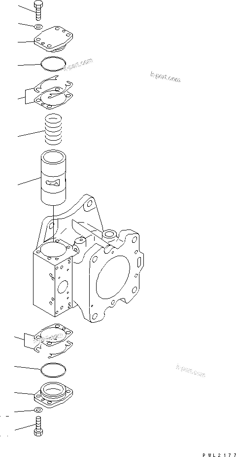 Komatsu parts book diagram for PC750SE-6-AM S/N 10001-UP: MAIN PUMP (5/18) (NO.1 PUMP)(#11001-)