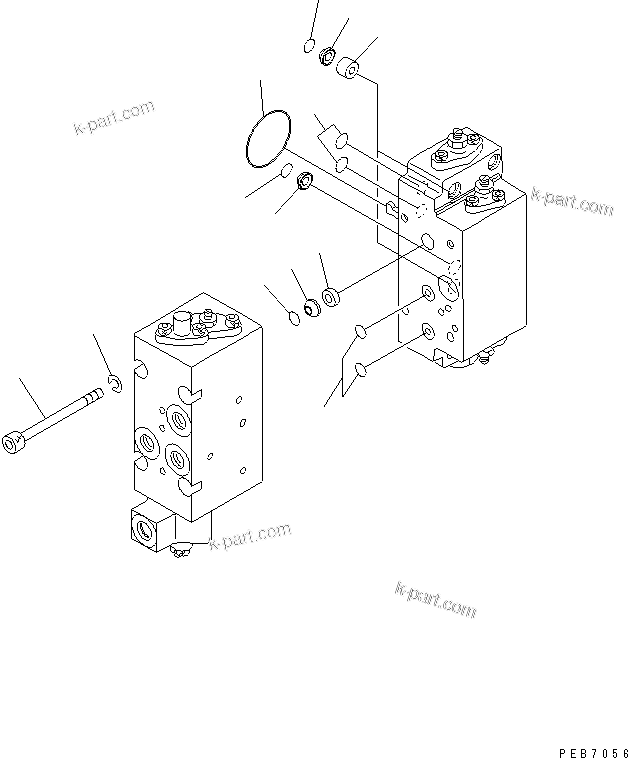 Komatsu parts book diagram for PC750SE-6-AM S/N 10001-UP: MAIN PUMP (13/18) (NO.1 PUMP)(#11001-)