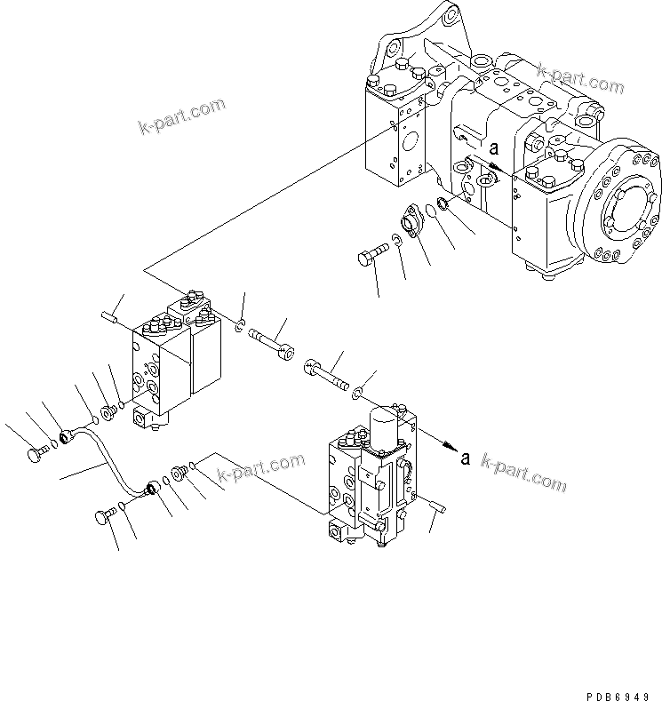 Komatsu parts book diagram for PC750SE-6-AM S/N 10001-UP: MAIN PUMP (18/18) (NO.1 PUMP)(#11001-)