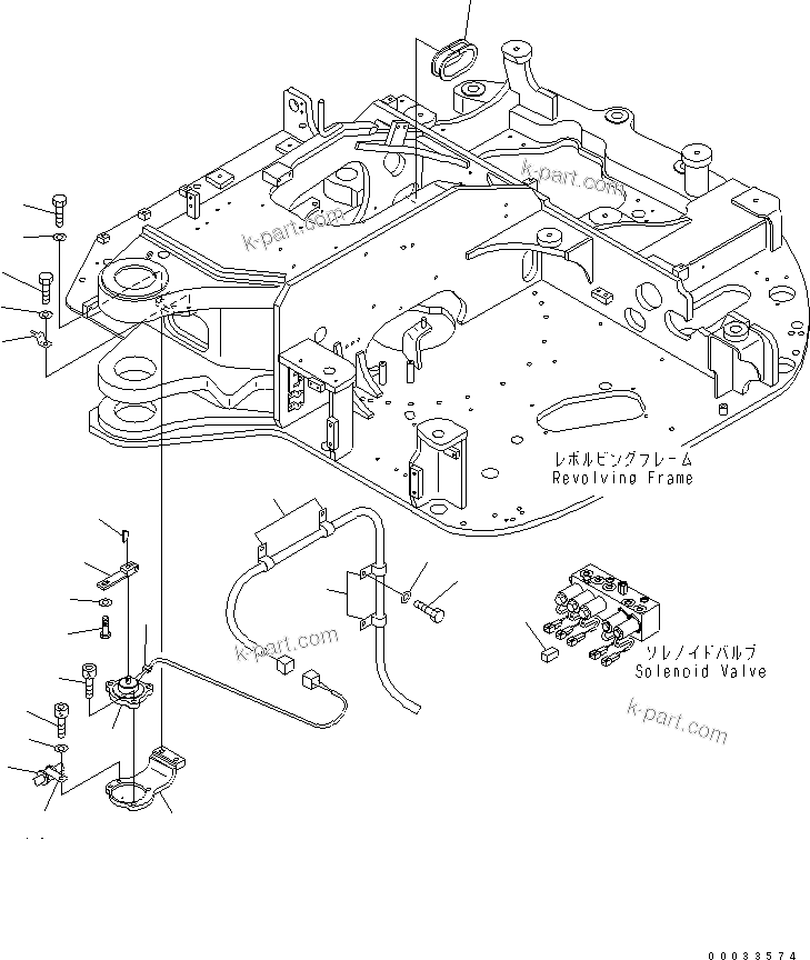 Komatsu parts book diagram for PC78MR-6 S/N 1001-UP (For North America): ELECTRICAL (MAIN HARNESS) (3/3)(#1017-)