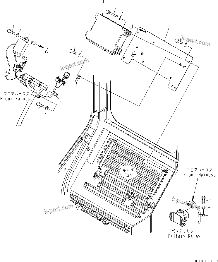 Komatsu parts book diagram for PC78US-6 S/N 4001-UP: ELECTRICAL (SAFETY EQUIPMENT)(#6501-)