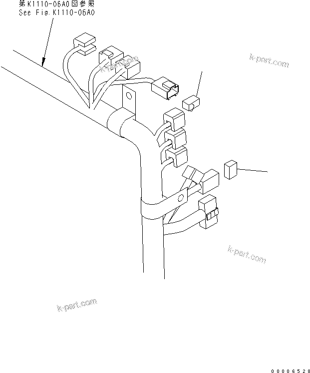 Komatsu parts book diagram for PC800-7 S/N 40001-UP (Overseas Version): SWITCH (MODEL SELECTION)