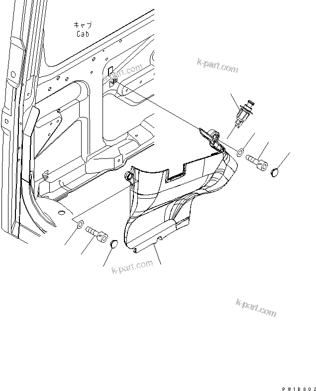 Komatsu parts book diagram for PC800-7 S/N 40001-UP (Overseas Version): COVER