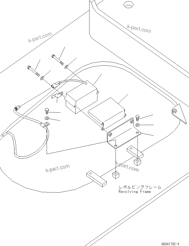 Komatsu parts book diagram for PC800SE-8 S/N 50001-UP (ecot3): TRAVEL ALARM