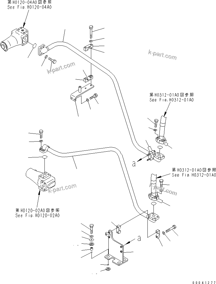 Komatsu parts book diagram for PC800SE-8 S/N 50001-UP (ecot3): DELIVERY PIPING (MAIN VALVE)