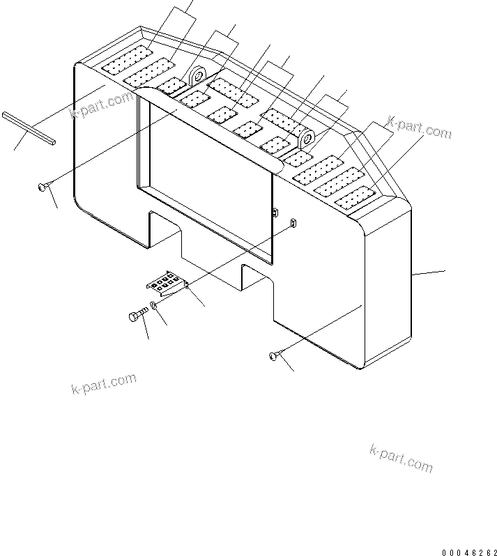 Komatsu parts book diagram for PC800SE-8 S/N 50001-UP (ecot3): COUNTERWEIGHT (11850KG)(#50001-50049)