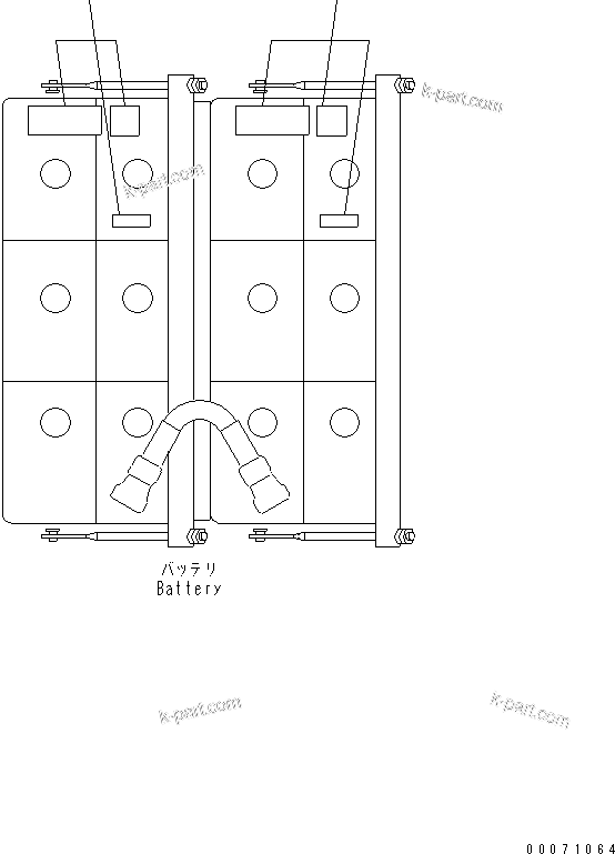 Komatsu parts book diagram for PC800SE-8 S/N 50001-UP (ecot3): CAUTION PLATE (BATTERY CAUTION) (ENGLISH AND TURKISH)(#55001-)