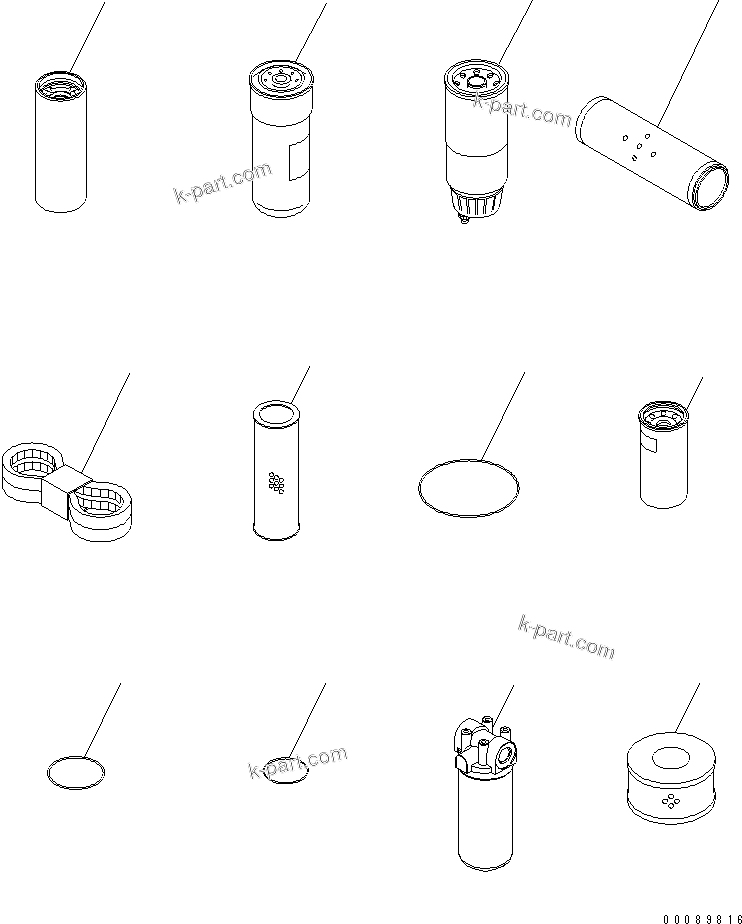 Komatsu parts book diagram for PC800SE-8 S/N 50001-UP (ecot3): SPARE PARTS(#55226-)