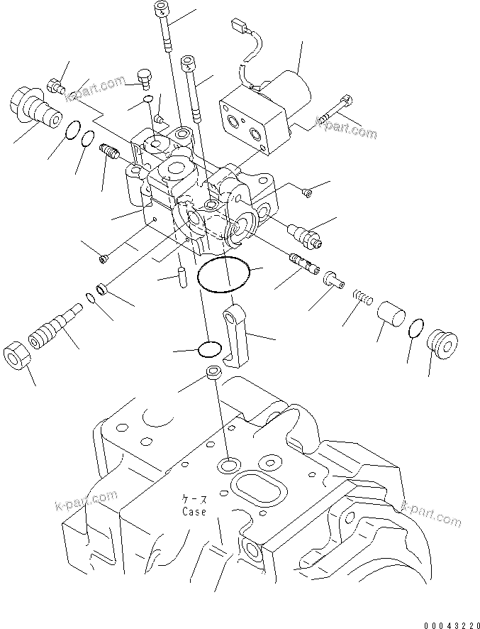 Komatsu parts book diagram for PC800SE-8 S/N 50001-UP (ecot3): MAIN PUMP (11/15)(#50001-55221)