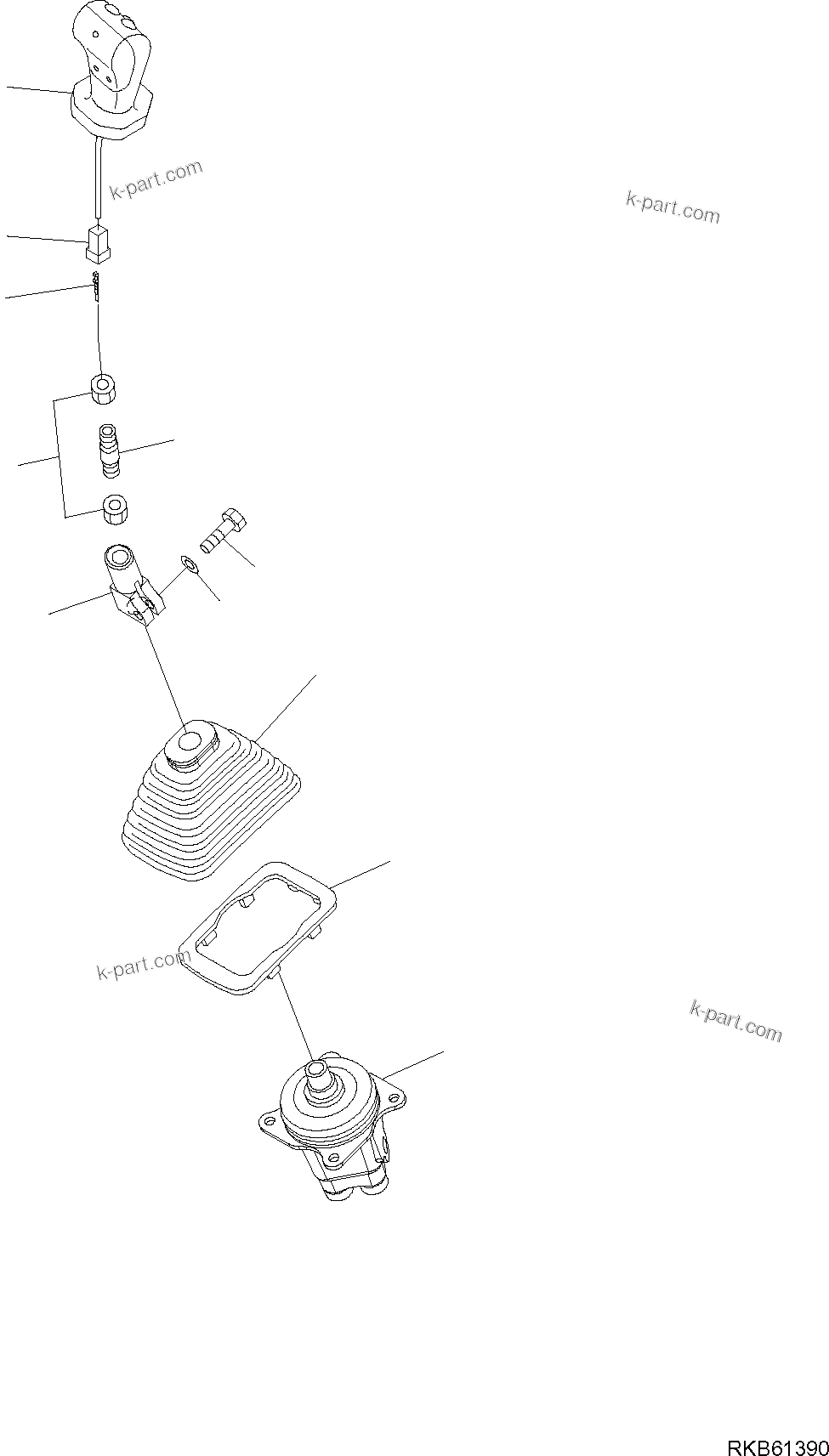 Komatsu parts book diagram for PC88MR-6 S/N F00003 AND UP: PPC VALVE, R.H.