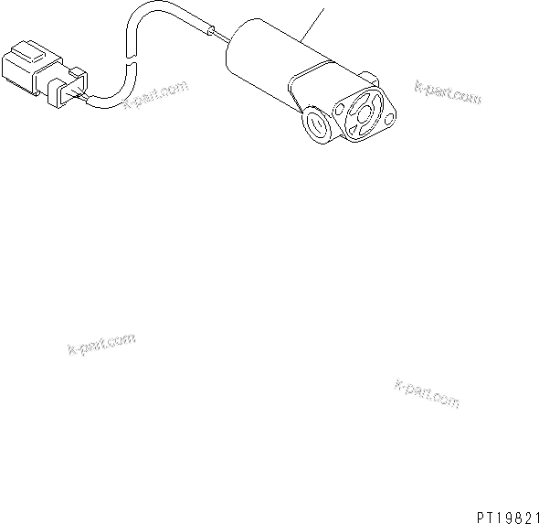 Komatsu parts book diagram for PW180-7K S/N K40001-UP: EPC VALVE