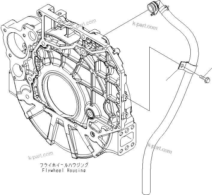 Komatsu parts book diagram for PW220-7E0 S/N H65051-UP: BREATHER RELATED PARTS
