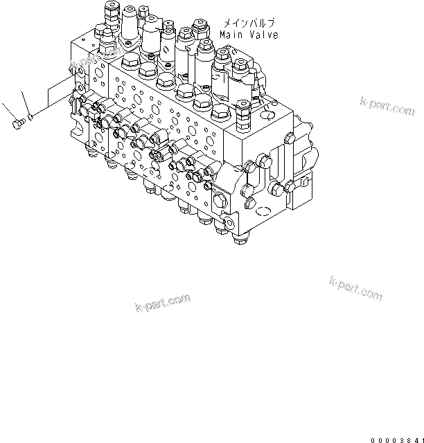Komatsu parts book diagram for PW220-7E0 S/N H65051-UP: ATTACHMENT LESS - REVOLVING FRAME (TWO-PIECE BOOM)