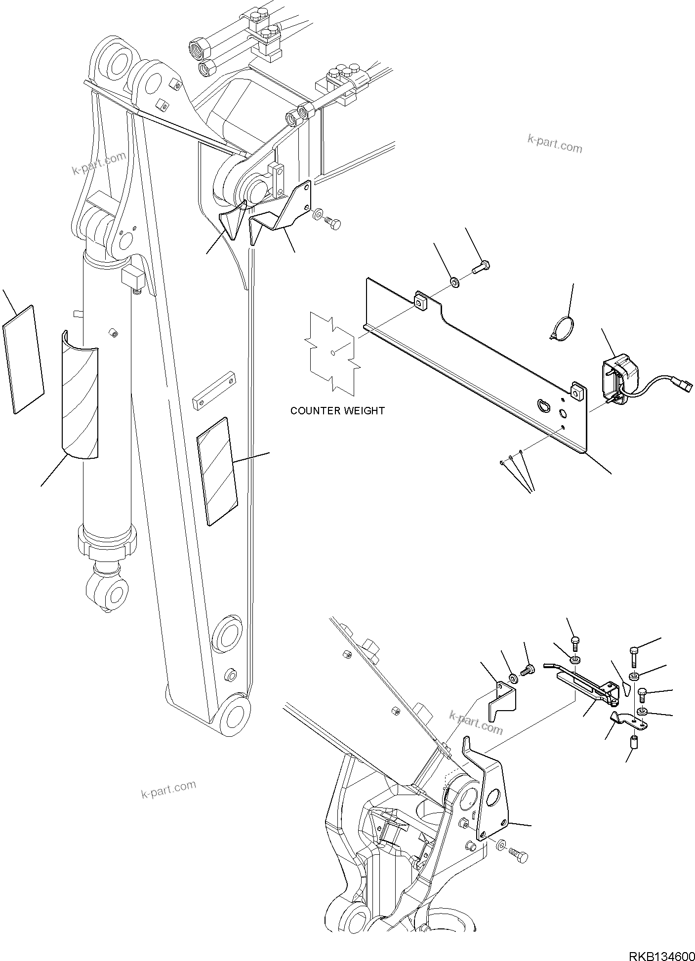 Komatsu parts book diagram for PW98MR-11E0 S/N F30001 AND UP: EQUIPMENT (FOR ROAD CIRCULATION) (TUV) (30 KM/H), EQUIPMENT (1/3)