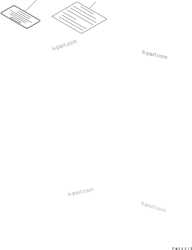 Komatsu parts book diagram for S4D102E-1F S/N 26200163-UP: CAUTION PLATE (JAPANESE-ENGLISH)(#26200415-)