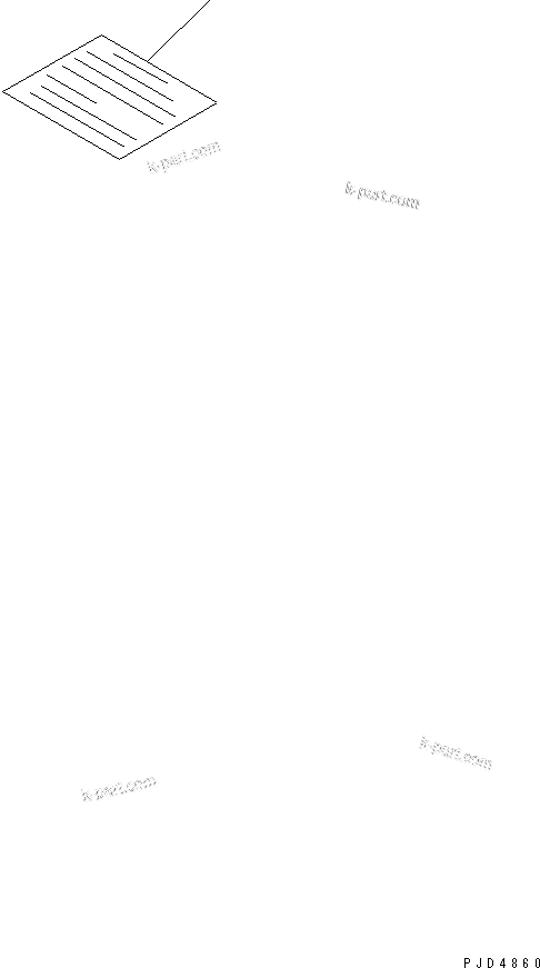 Komatsu parts book diagram for S4D102E-1E-T S/N 26200163-UP: CAUTION PLATE (JAPANESE) (ORDERING TRANSFERRED PARTS)(#26253002-)