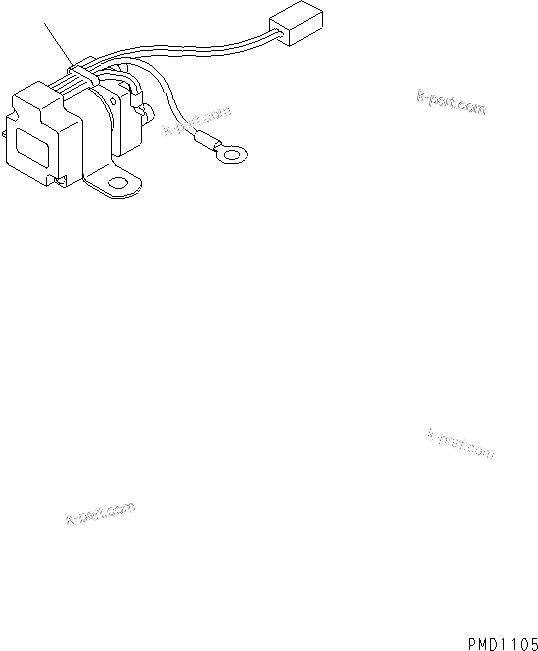 Komatsu parts book diagram for S4D102E-1N S/N 26200163-UP: SAFETY RELAY (FORWARDED INDIVIDUALLY PARTS)(#26269621-)