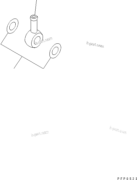 Komatsu parts book diagram for S4D102E-1AA S/N 26213103-UP: FUEL DRAIN CONNECTOR(#21273646-)