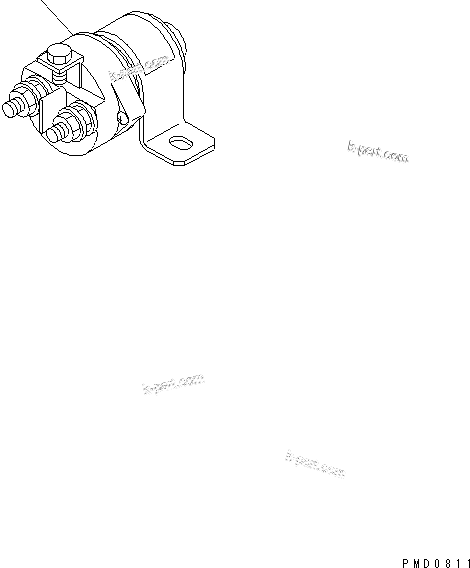 Komatsu parts book diagram for S4D102E-1E-23 S/N 26200163-UP: HEATER SWITCH(#26224479-26257281)