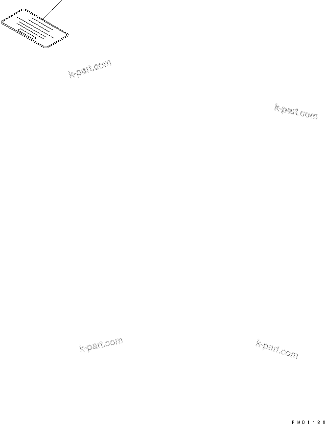 Komatsu parts book diagram for S4D102E-1E-23 S/N 26200163-UP: CAUTION PLATE (ENGLISH)(#26200163-26257551)