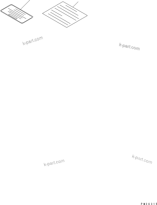 Komatsu parts book diagram for S4D102E-1V S/N 26200163-UP: CAUTION PLATE (JAPANESE)(#26200163-26257281)