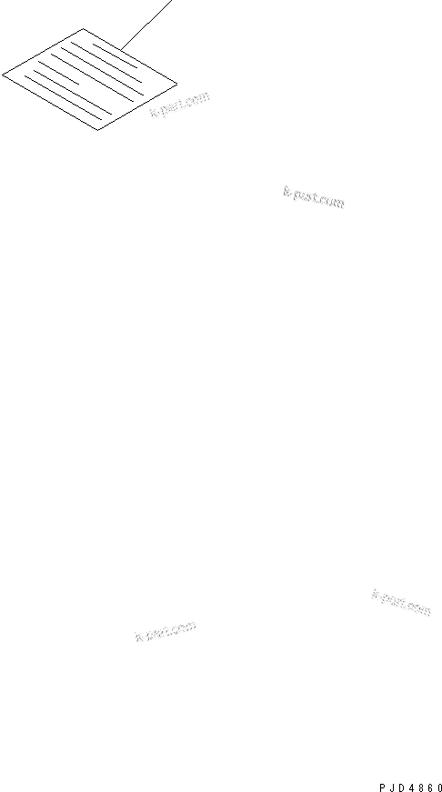 Komatsu parts book diagram for S4D102E-1V S/N 26200163-UP: CAUTION PLATE (JAPANESE) (ORDERING TRANSFERRED PARTS)(#26253002-)