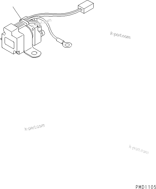 Komatsu parts book diagram for S4D102E-1N-2D S/N 26200163-UP: SAFETY RELAY (FORWARDED INDIVIDUALLY PARTS)(#26269290-)