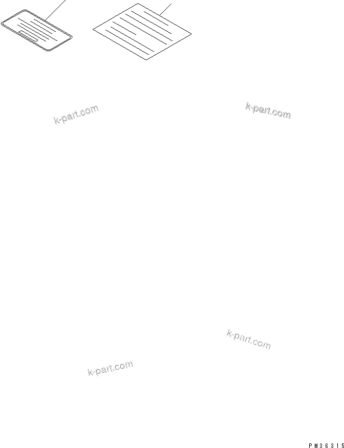 Komatsu parts book diagram for S4D102E-1K-2 S/N 26200163-UP: CAUTION PLATE (SPANISH)(#26200415-26244847)