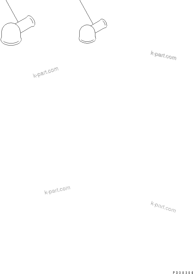 Komatsu parts book diagram for S4D95L-1K-C S/N 135080-UP: HARNESS CAP