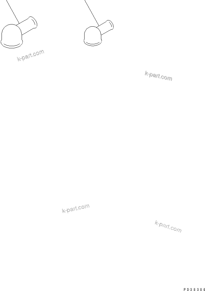 Komatsu parts book diagram for S4D95L-1L S/N 135080-UP: HARNESS CAP