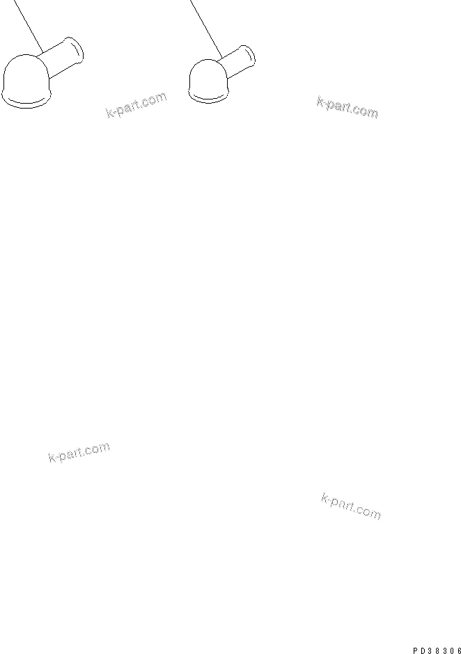 Komatsu parts book diagram for S4D95L-1N S/N 135080-UP: HARNESS CAP