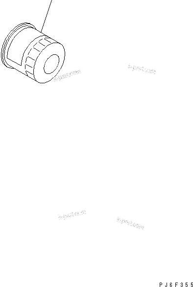 Komatsu parts book diagram for S4D95LE-3C-2M S/N 100001-UP: OIL FILTER(#102079-)