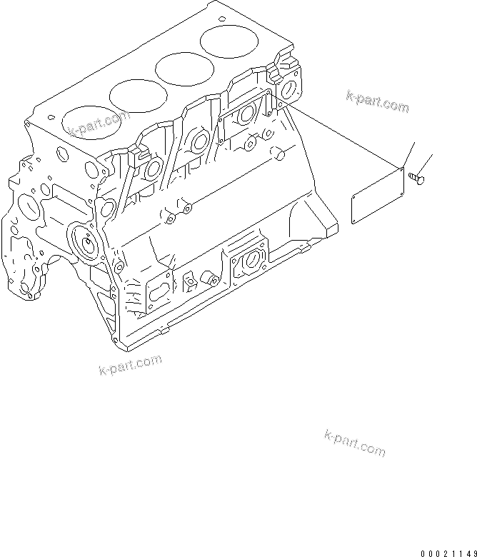 Komatsu parts book diagram for S4D95LE-3B-2M S/N 100001-UP: ENGINE NAME PLATE AND REGULATION PLATE (FOR JAPAN)(#102014-)