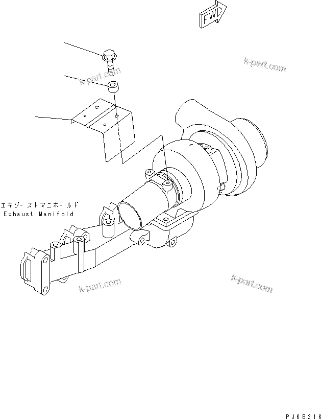 Komatsu parts book diagram for S6D102E-1F-US S/N 26200929-UP: HEAT SHIELD (ORDERING TRANSFERRED PARTS)(#26252548-26257385)