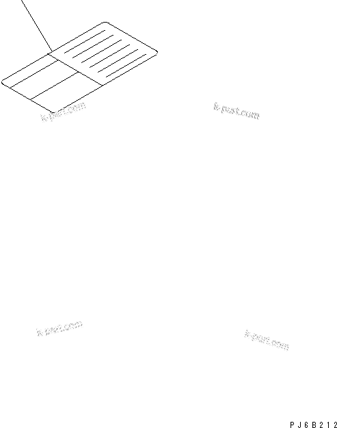 Komatsu parts book diagram for S6D102E-1FL-S2 S/N 26200929-UP: CAUTION PLATE (FOR REGULATION OF EPA)(#26257386-)