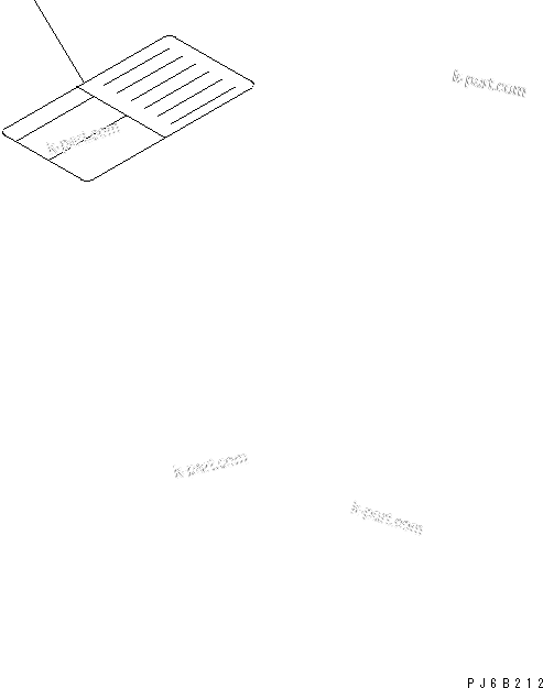 Komatsu parts book diagram for S6D102E-1F-S2 S/N 26200929-UP: CAUTION PLATE (FOR REGULATION OF EPA)(#26257386-)