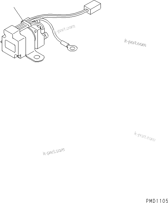 Komatsu parts book diagram for S6D102E-1W-D S/N 26200929-UP: SAFETY RELAY (FORWARDED INDIVIDUALLY PARTS)(#26269414-)