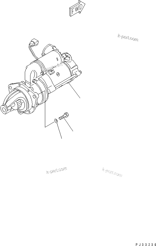 Komatsu parts book diagram for S6D105-1EE S/N 76583-UP: 