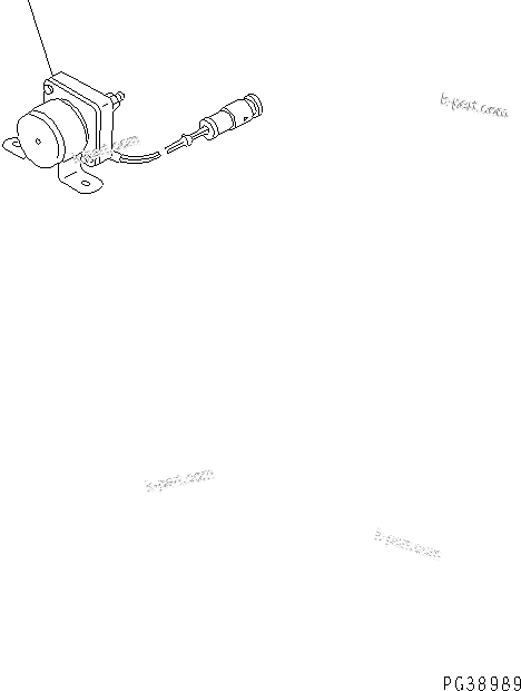 Komatsu parts book diagram for S6D108-1C-6 S/N 10001-UP: GROW RELAY