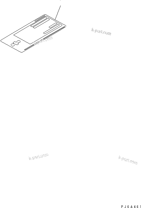 Komatsu parts book diagram for S6D125E-2H S/N 60863-UP: NAME PLATE AND CAUTION(#80915-)