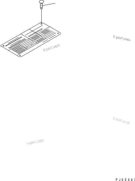 Komatsu parts book diagram for S6D125E-2J-6 S/N 60721-UP: NAME PLATE AND CAUTION (EPA DEREGULATION ACTION SPECIFICATION)(#99548-)