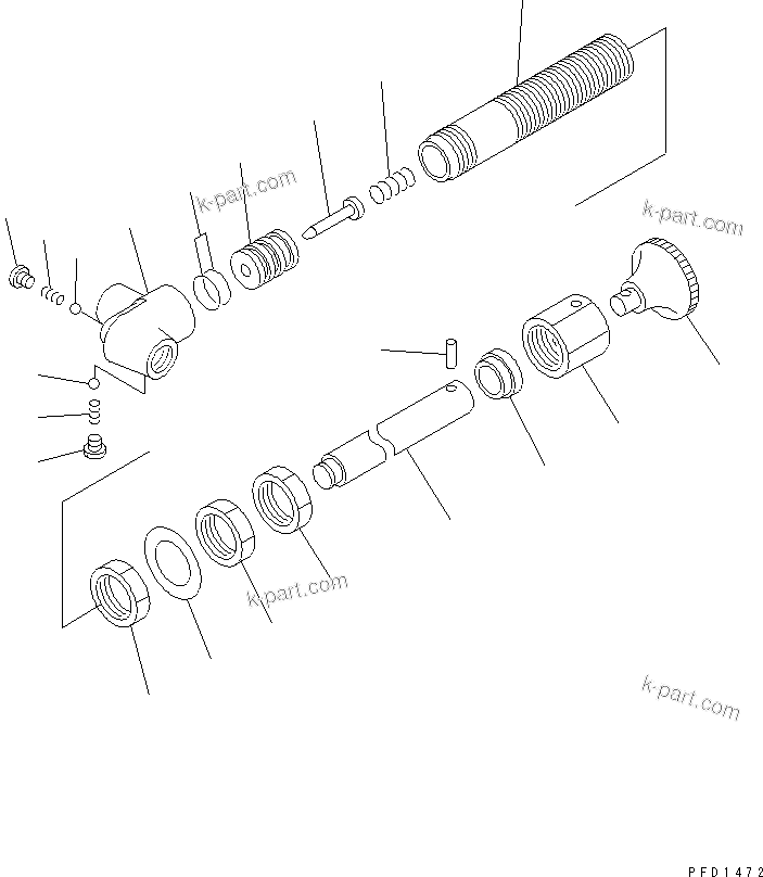 Komatsu parts book diagram for S6D155-4AA S/N 25887-UP: HAND PRIMER