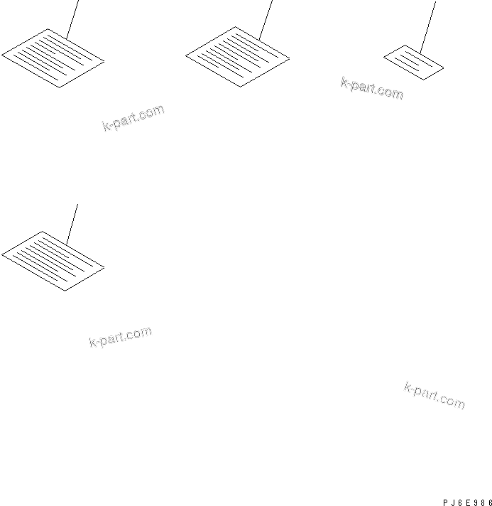 Komatsu parts book diagram for S6D170-1L-6W S/N 10001-UP: CAUTION PLATE (CHINESE)(#20011-)