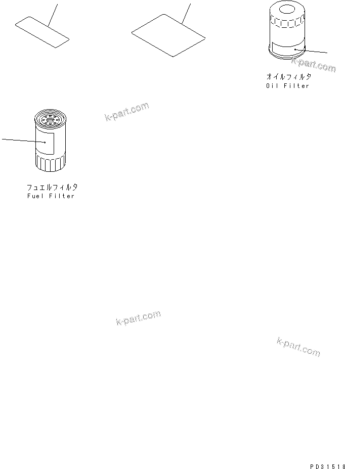 Komatsu parts book diagram for S6D95L-1MM-C S/N 106426-UP: NAME AND CAUTION (CHINESE) (SINGLE ELEMENT TYPE)