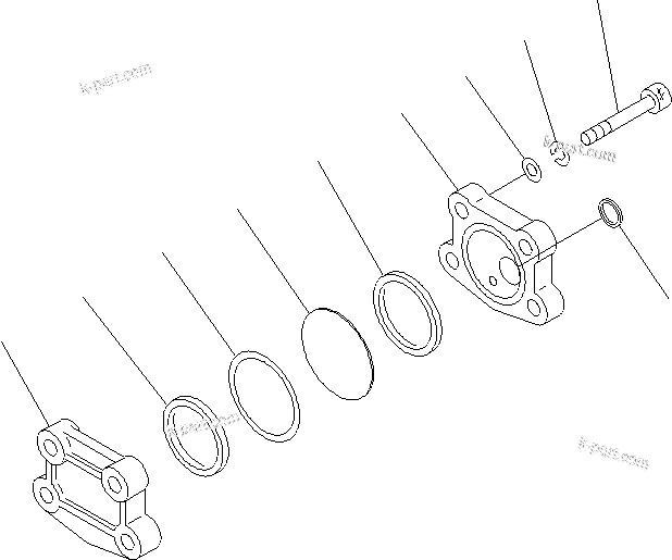 Komatsu parts book diagram for SA12V140-1M S/N 10517-UP: FUEL DAMPER