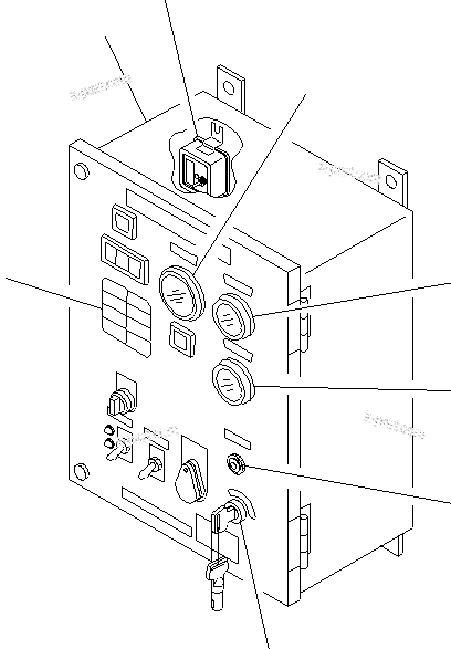 Komatsu parts book diagram for SA12V140-1M S/N 10517-UP: INSTRUMENT PANEL COVER (2/2) (JG SPEC.)